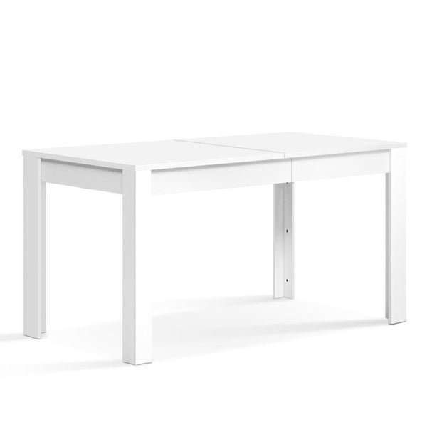 Artiss Dining Table 4 Seater Wooden Kitchen Tables White 120cm Cafe Restaurant - John Cootes