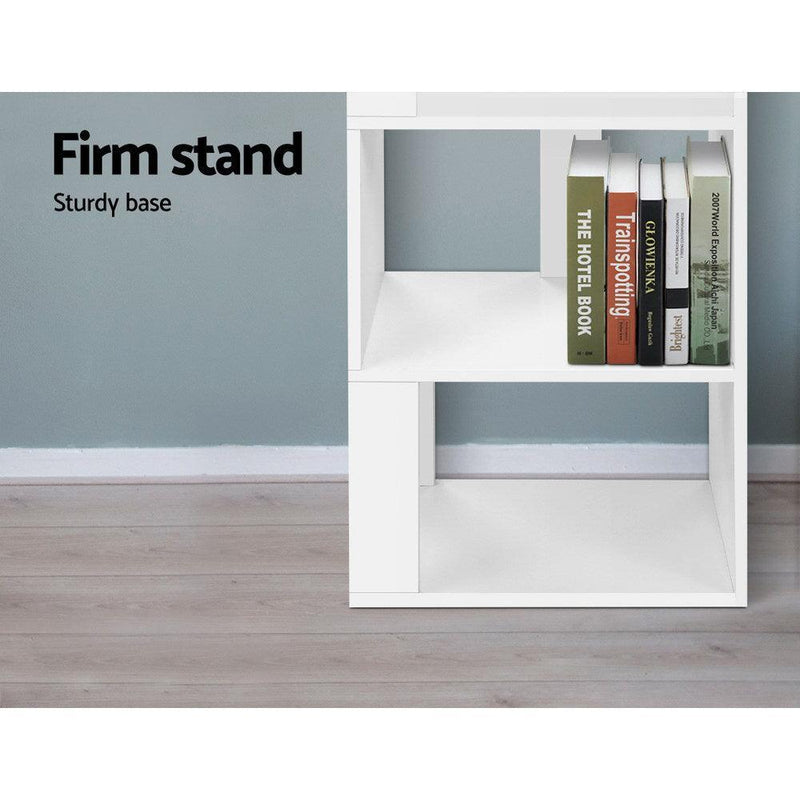 Artiss Display Shelf 5 Tier Storage Bookshelf Bookcase Ladder Stand Rack - John Cootes