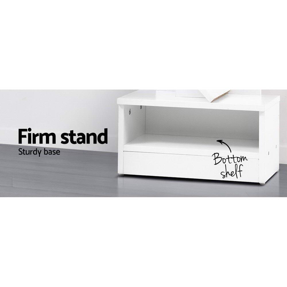 Artiss Display Shelf 9-Shelf Tree Bookshelf Book Storage Rack Bookcase White - John Cootes