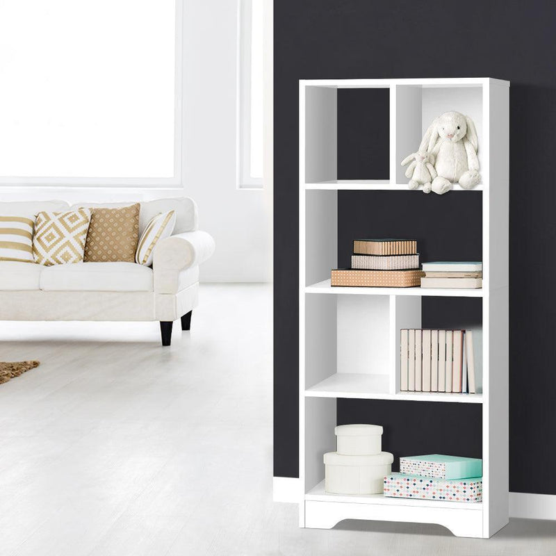 Artiss Display Shelf Bookcase Storage Cabinet Bookshelf Bookcase Home Office White - John Cootes