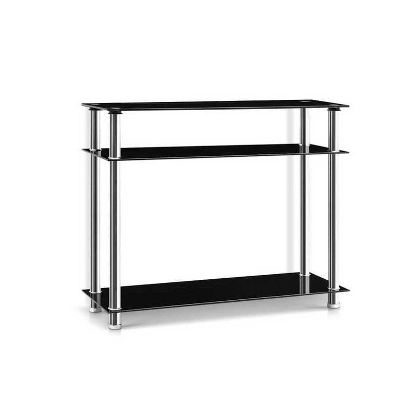 Artiss Entry Hall Console Table - Black & Silver - John Cootes