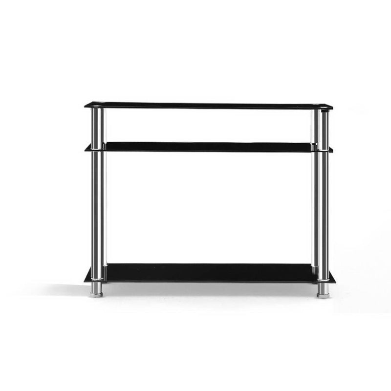 Artiss Entry Hall Console Table - Black & Silver - John Cootes