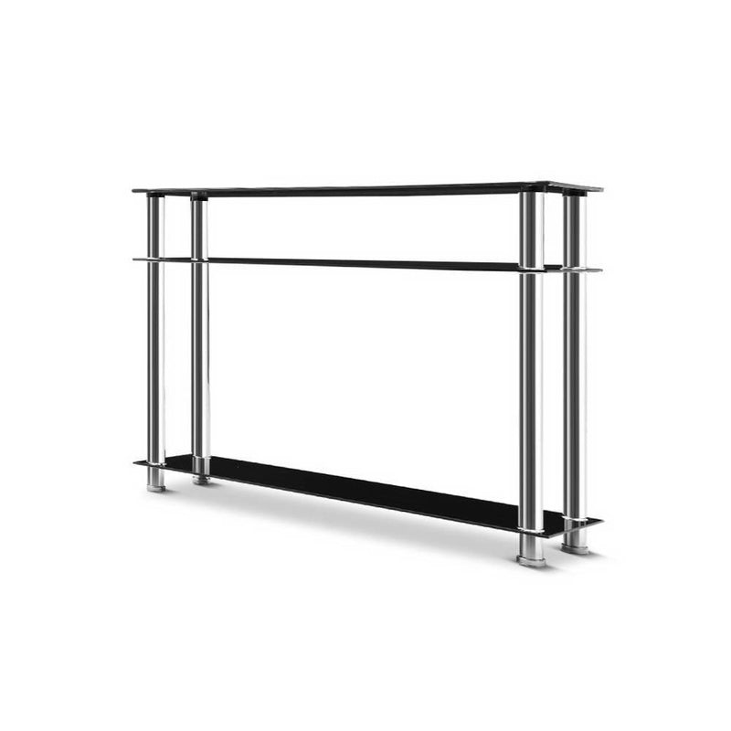 Artiss Entry Hall Console Table - Black & Silver - John Cootes