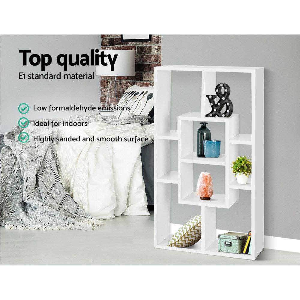 Artiss Floating Wall Shelf DIY Mount Storage Bookshelf Display Rack White - John Cootes