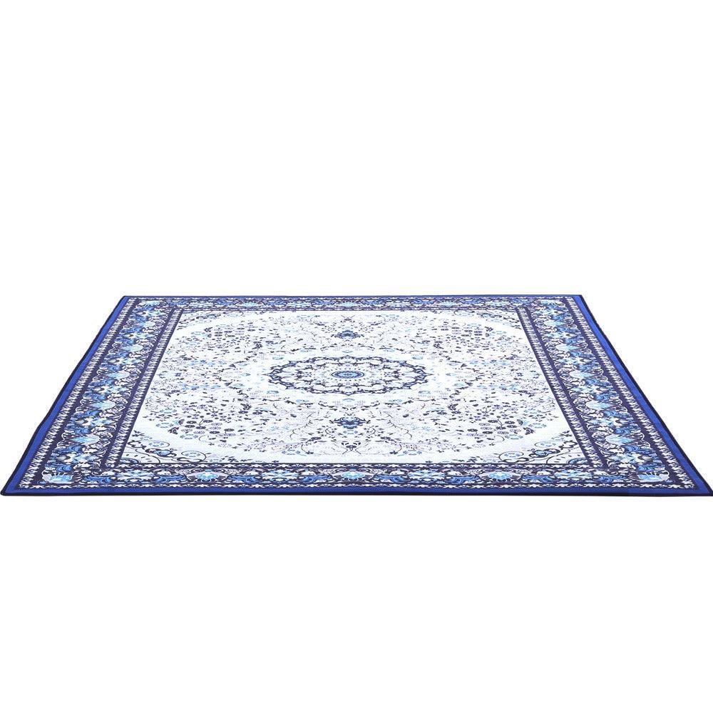 Artiss Floor Rugs Rug 200 x 290 Area Large Modern Carpet Soft Blue Living Room - John Cootes