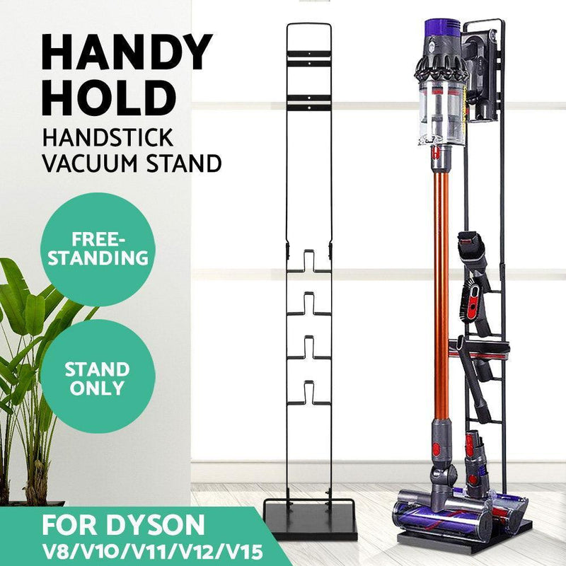 Artiss Freestanding Vacuum Stand Rack For Dyson Handheld Cleaner V6 V7 V8 V10 V11 Black - John Cootes