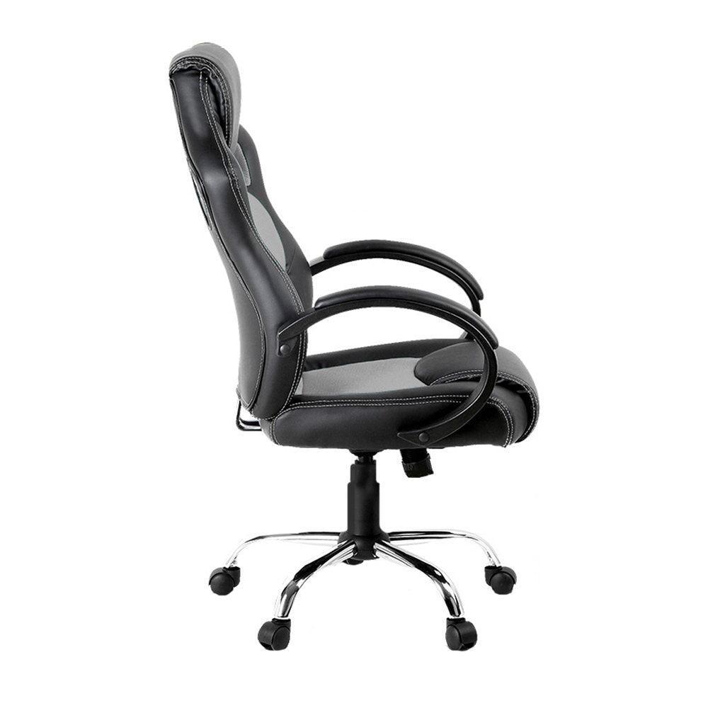 Artiss Gaming Chair Computer Office Chairs Grey & Black - John Cootes