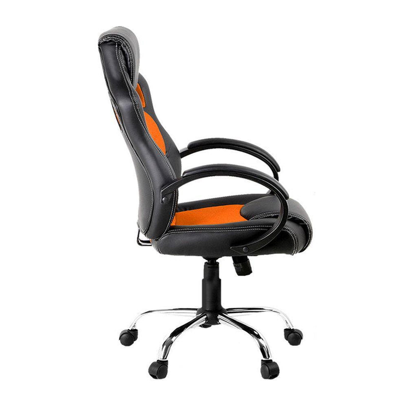 Artiss Gaming Chair Computer Office Chairs Orange & Black - John Cootes