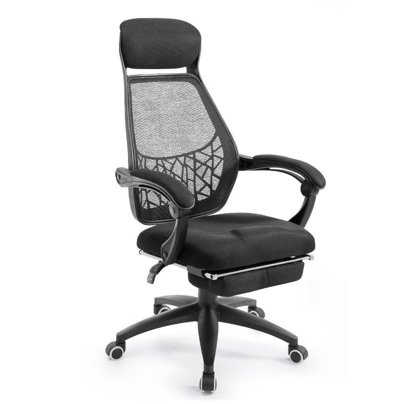 Artiss Gaming Office Chair Computer Desk Chair Home Work Study Black - John Cootes