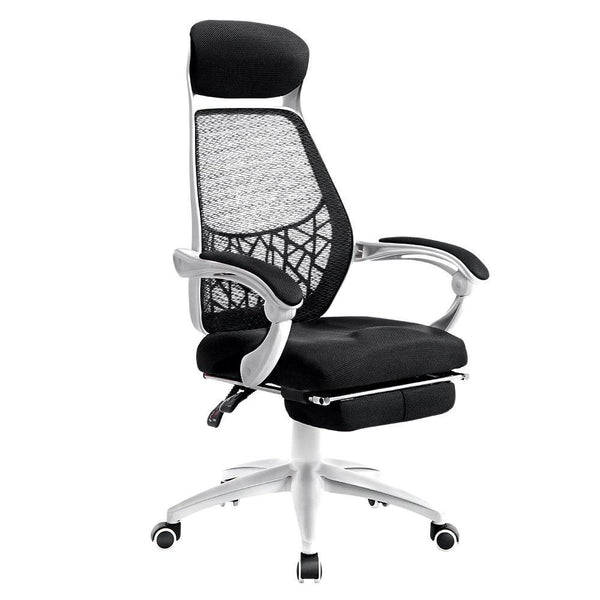 Artiss Gaming Office Chair Computer Desk Chair Home Work Study White - John Cootes