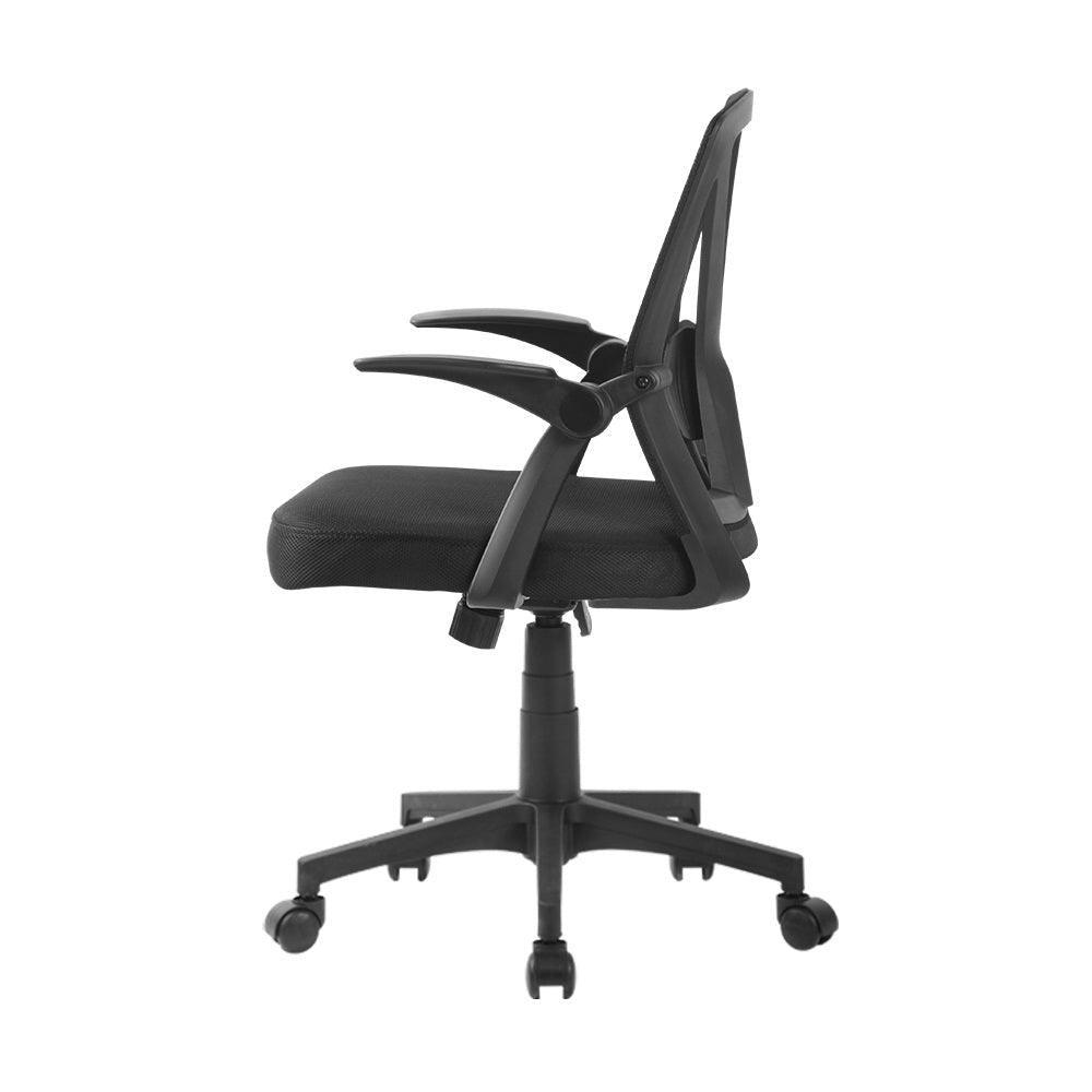 Artiss Gaming Office Chair Mesh Computer Chairs Swivel Executive Mid Back Black - John Cootes