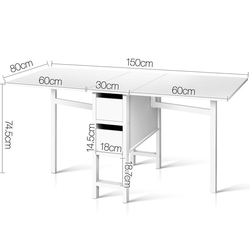 Artiss Gateleg Dining Table - John Cootes