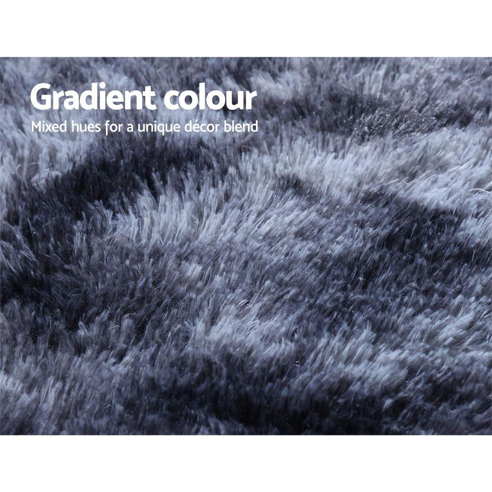 Artiss Gradient Floor Rugs Large Shaggy Carpet Rug 200x230cm Soft Area Bedroom - John Cootes