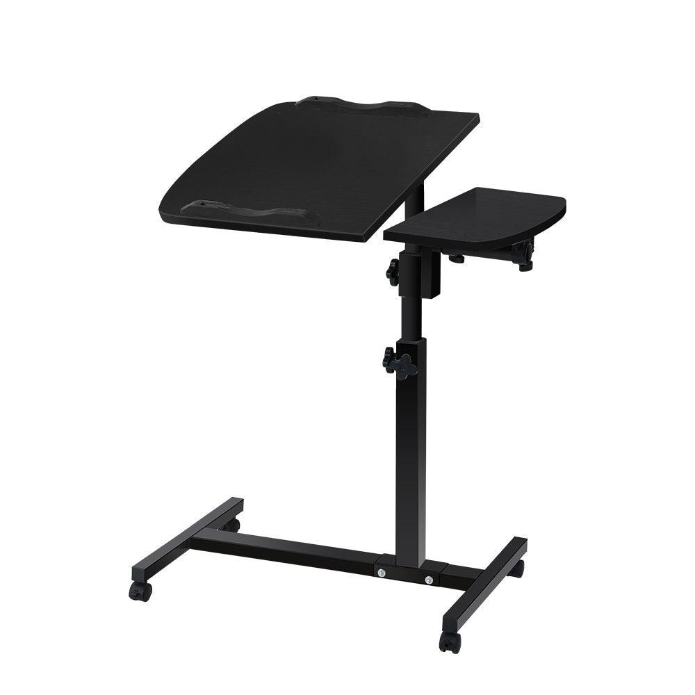 Artiss Laptop Table Desk Adjustable Stand - Black - John Cootes