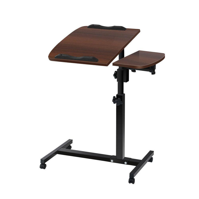 Artiss Laptop Table Desk Adjustable Stand - Walnut - John Cootes