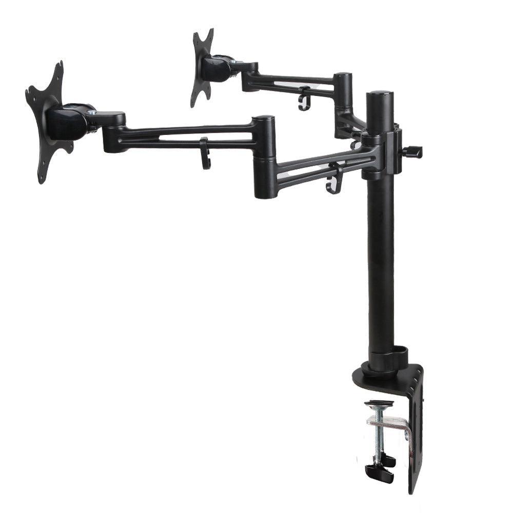 Artiss Monitor Arm Mount Dual Black - John Cootes