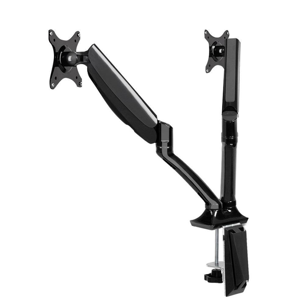 Artiss Monitor Arm Mount Dual Gas Black - John Cootes