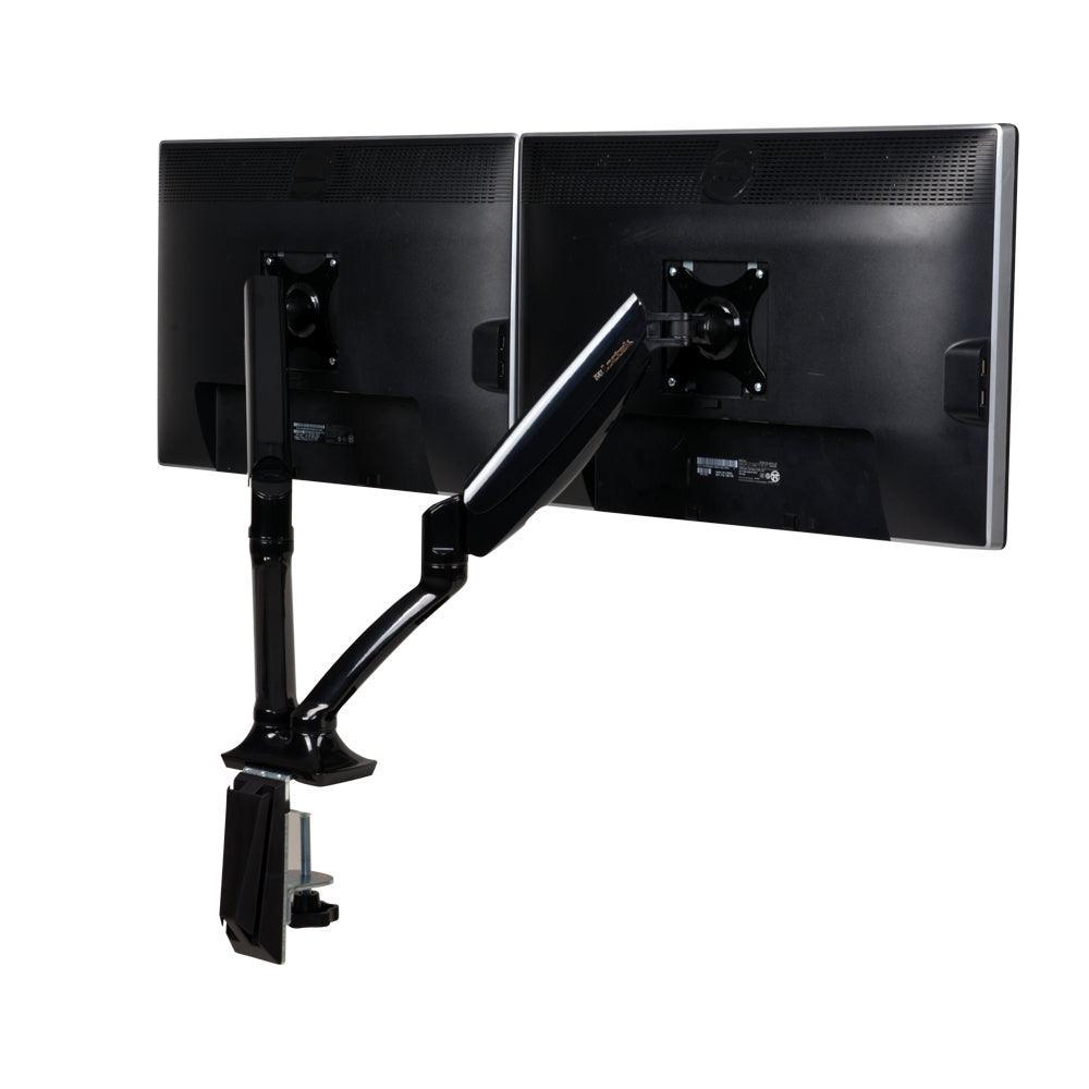 Artiss Monitor Arm Mount Dual Gas Black - John Cootes