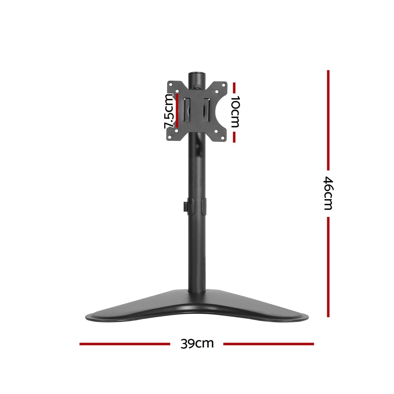 Artiss Monitor Arm Stand Single Black - John Cootes