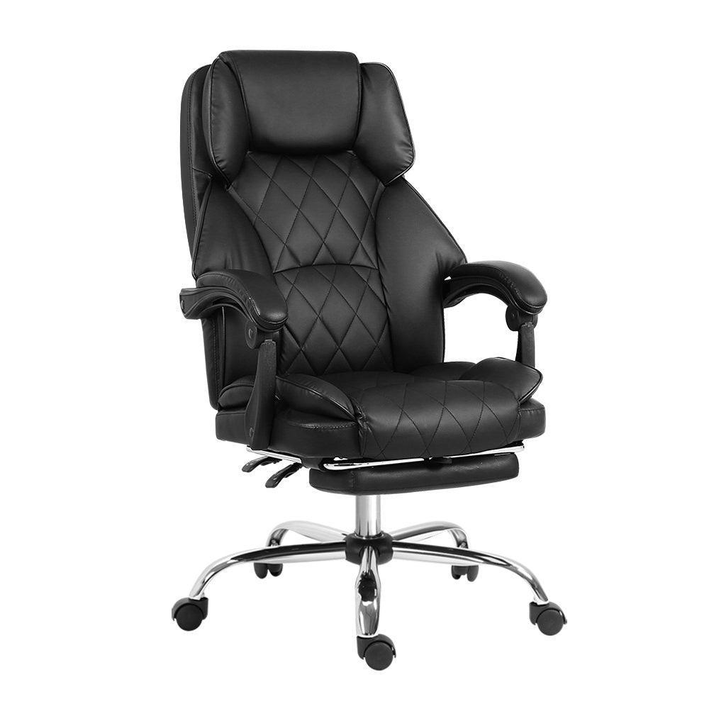 Artiss Office Chair Gaming Computer Executive Chairs Leather Seat Recliner - John Cootes