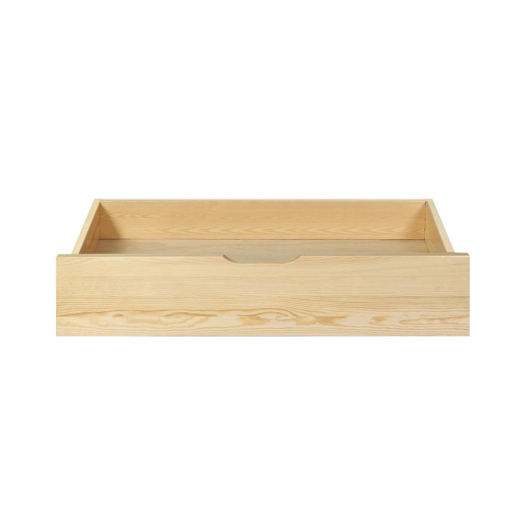 Artiss Set of 2 Bed Frame Storage Drawers Timber Trundle for Wooden Be