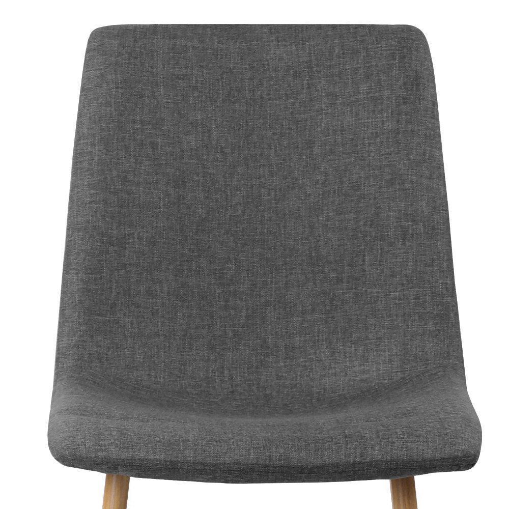 Artiss Set of 4 Collins Dining Chairs - Dark Grey - John Cootes