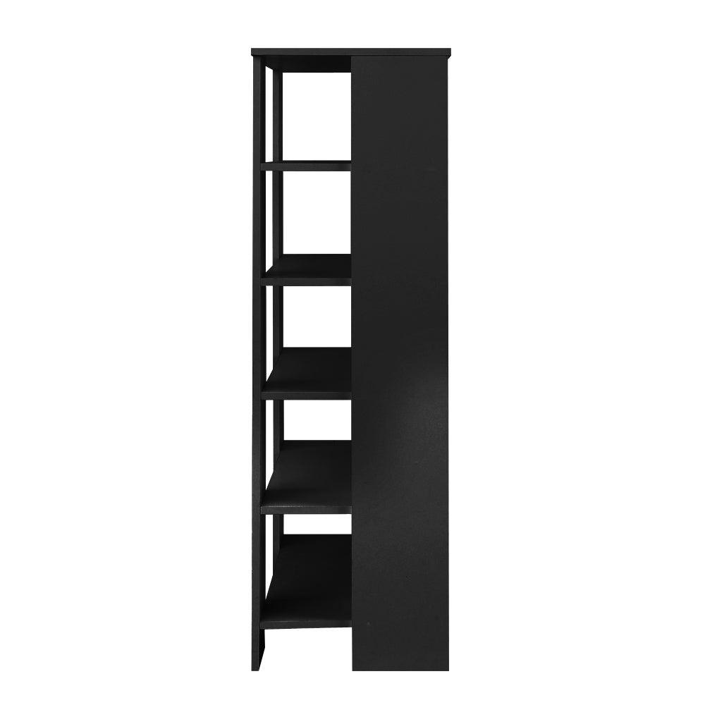 Artiss Shoe Cabinet Shoes Organiser Storage Rack 30 Pairs Black Shelf Wooden - John Cootes