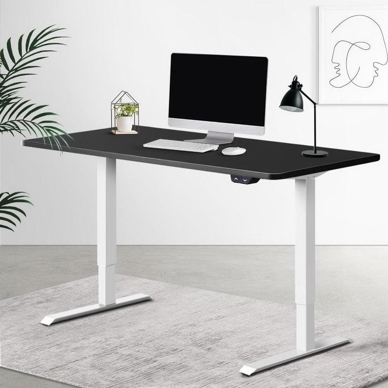 Artiss Standing Desk Motorised Electric Adjustable Sit Stand Table Riser Computer Laptop Stand 120cm - John Cootes