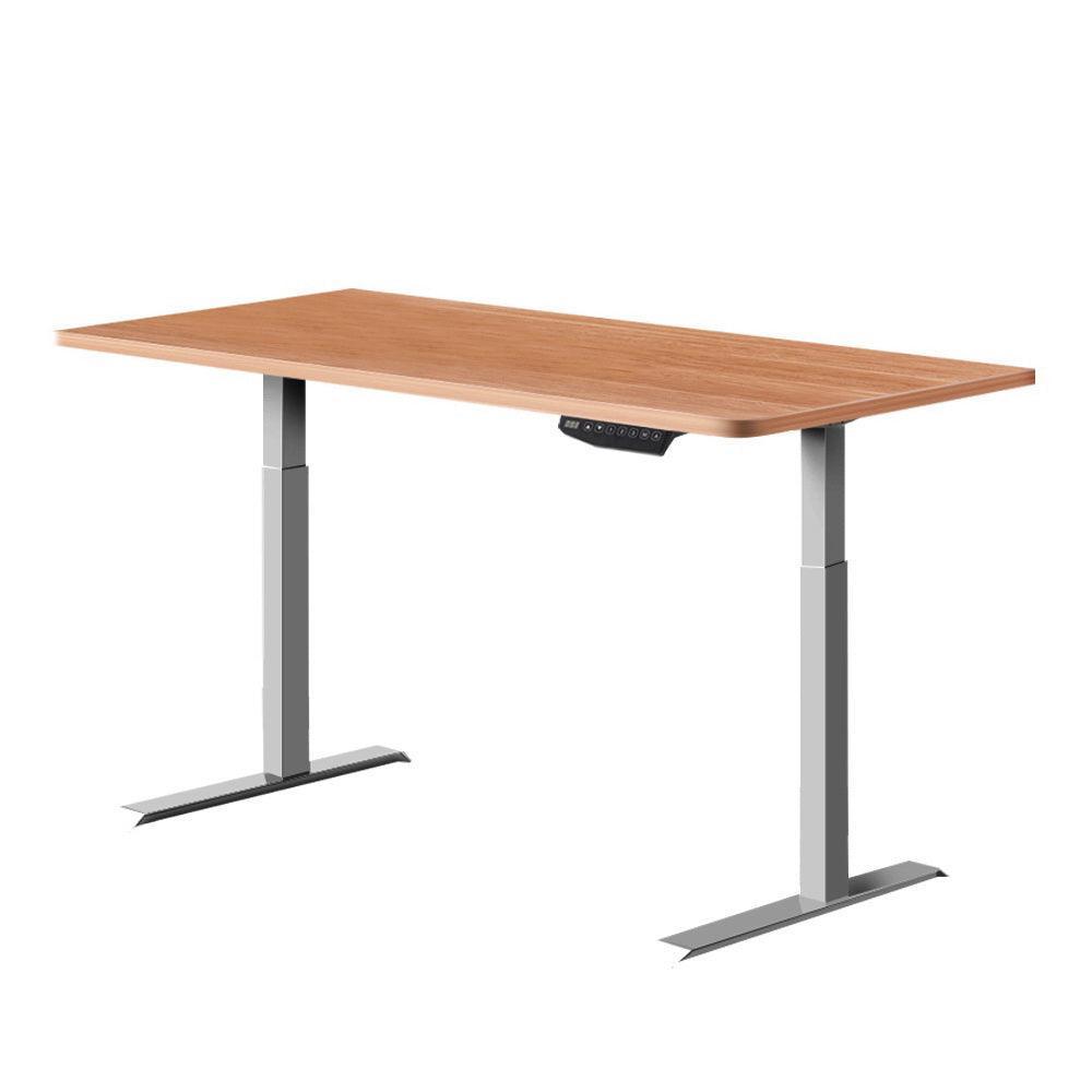 Artiss Standing Desk Motorised Electric Height Adjustable Laptop Computer Table 120cm Dual Motor - John Cootes