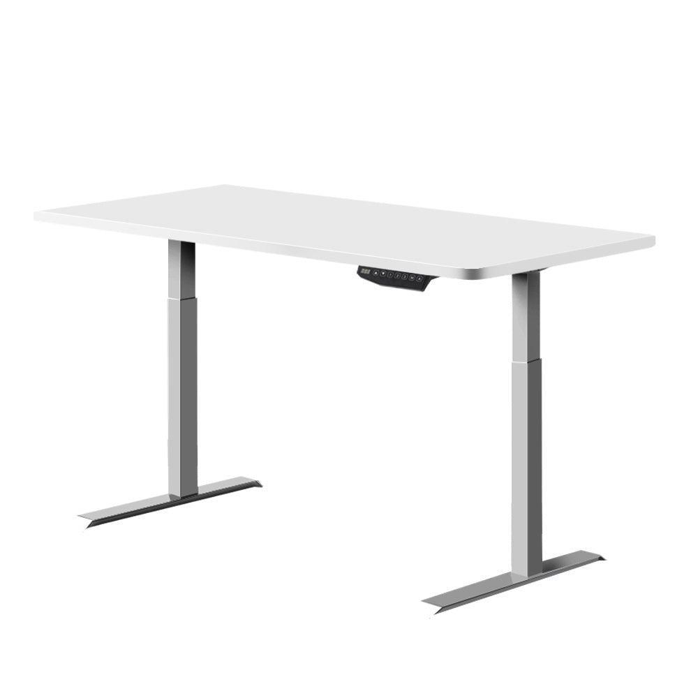 Artiss Standing Desk Motorised Height Adjustable Laptop Computer Table Electric Riser Dual Motor 120cm - John Cootes