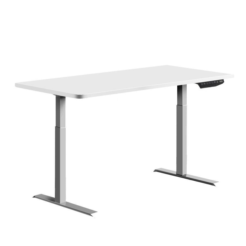 Artiss Standing Desk Motorised Height Adjustable Laptop Computer Table Electric Riser Dual Motor 120cm - John Cootes