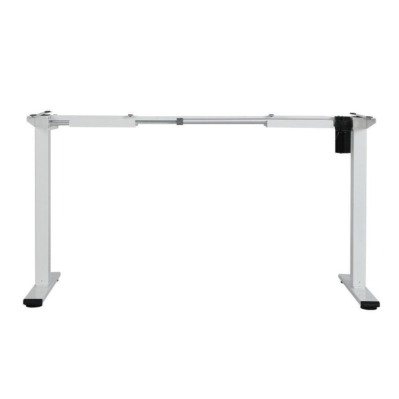 Artiss Standing Desk Sit Stand Motorised Height Adjustable Frame Only White - John Cootes