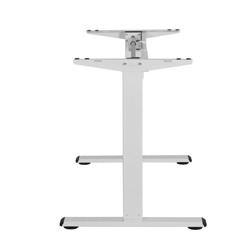 Artiss Standing Desk Sit Stand Motorised Height Adjustable Frame Only White - John Cootes