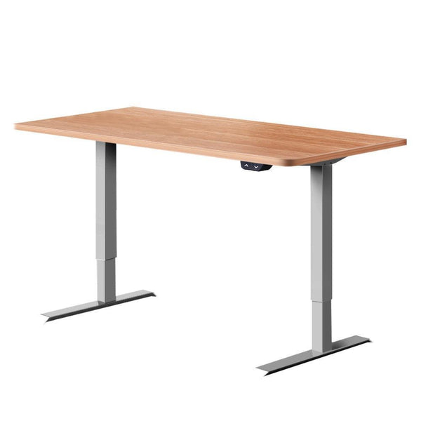 Artiss Standing Desk Sit Stand Table Height Adjustable Motorised Electric Frame Riser 120cm Desktop - John Cootes