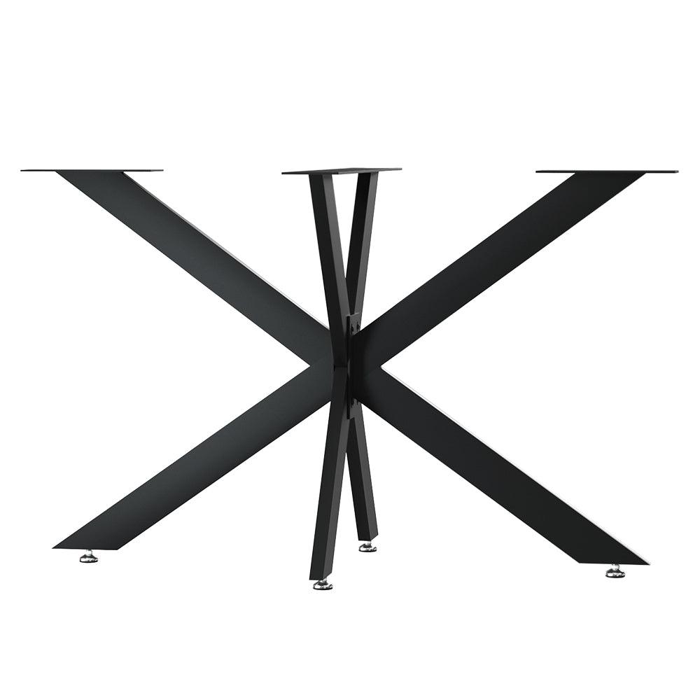 Artiss Starburst Table Legs Coffee Dining Table Legs DIY Metal Leg 120X68cm - John Cootes