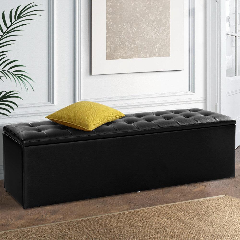 Artiss storage ottoman on sale blanket box