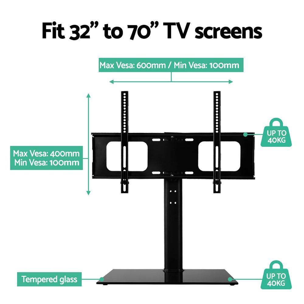 Artiss Table Top TV Swivel Mounted Stand - John Cootes