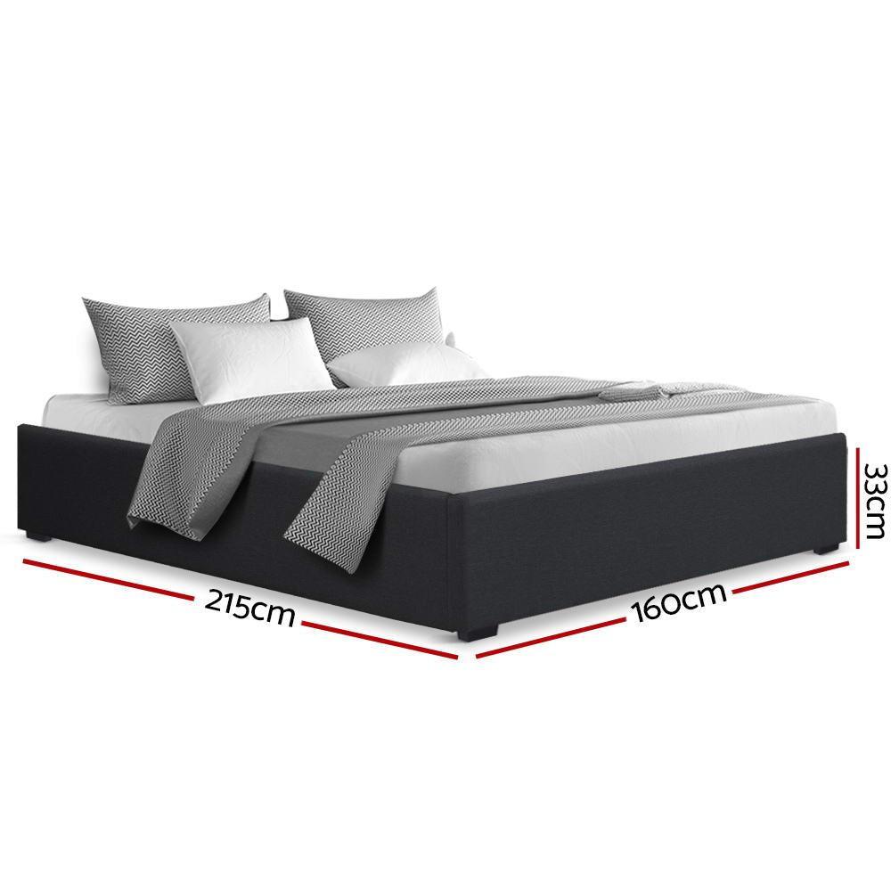 Artiss queen online gas lift bed