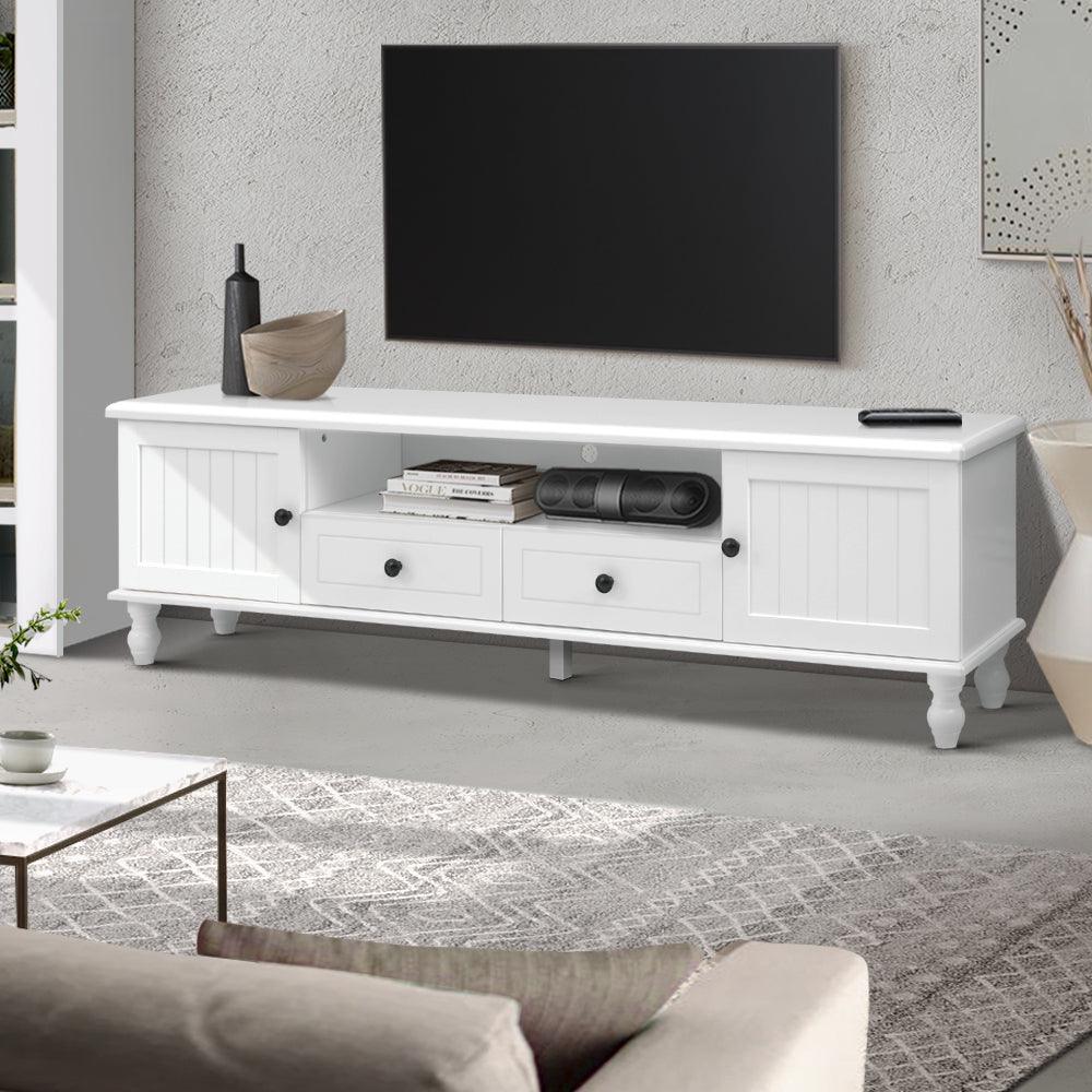 Artiss TV Cabinet Entertainment Unit Stand French Provincial Storage 160cm KUBI - John Cootes