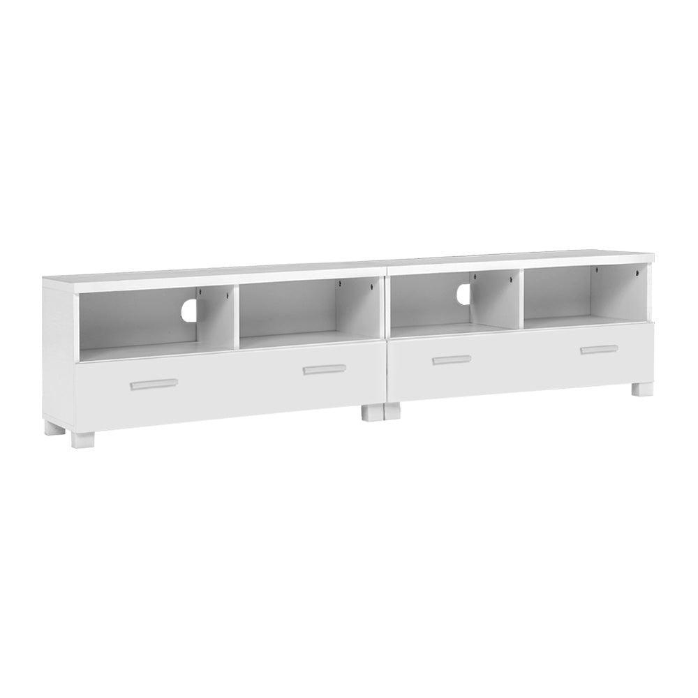 Artiss TV Stand Entertainment Unit with Drawers - White - John Cootes