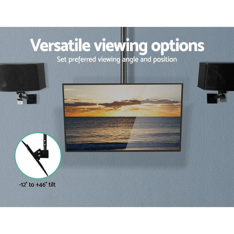 Artiss TV Wall Ceiling Mount Bracket Full Motion Tilt Swivel 32 42 50 55 60 65 70 75 inch - John Cootes