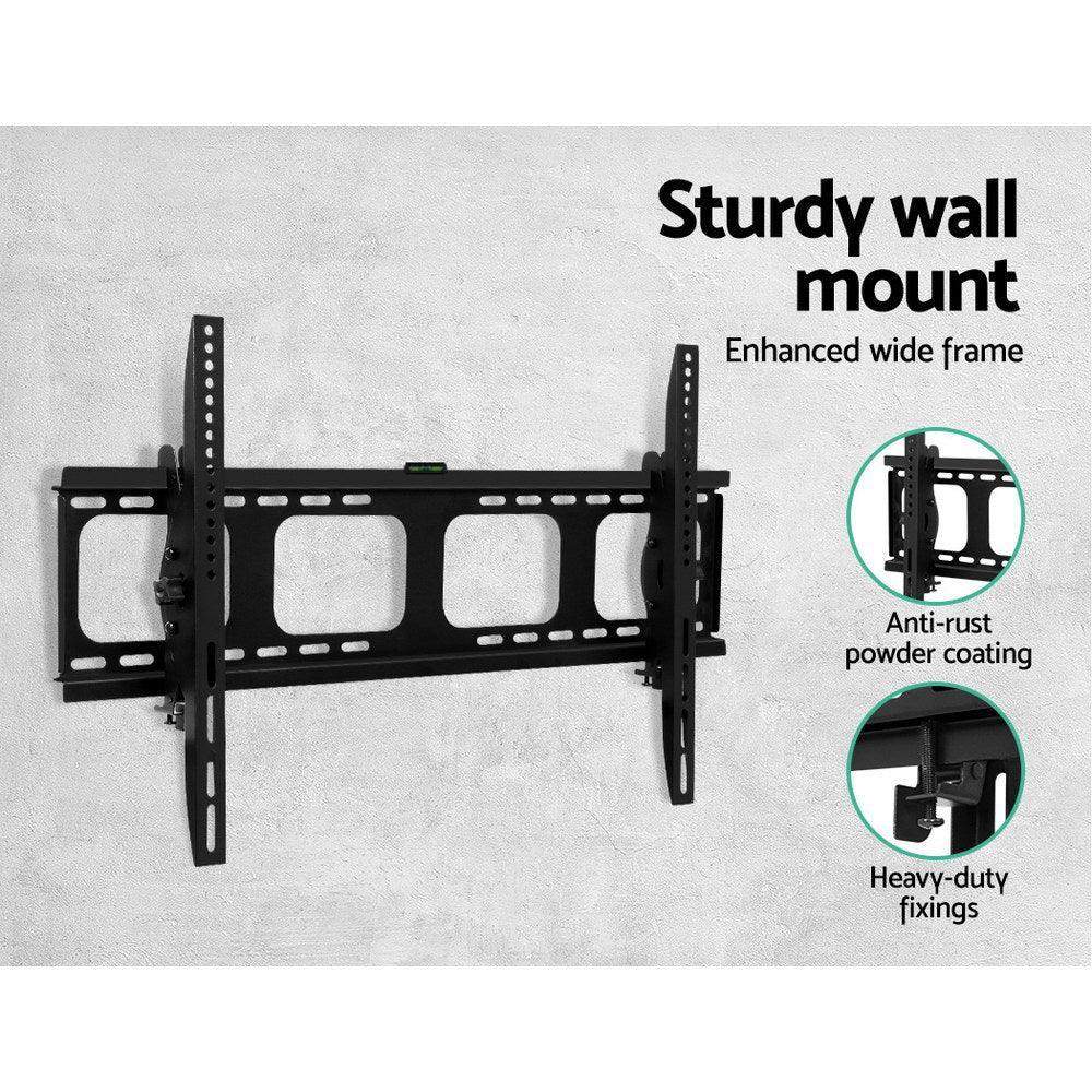 Artiss TV Wall Mount Bracket Tilt Flat Slim LED LCD Plasma 42 55 65 75 90 inch - John Cootes