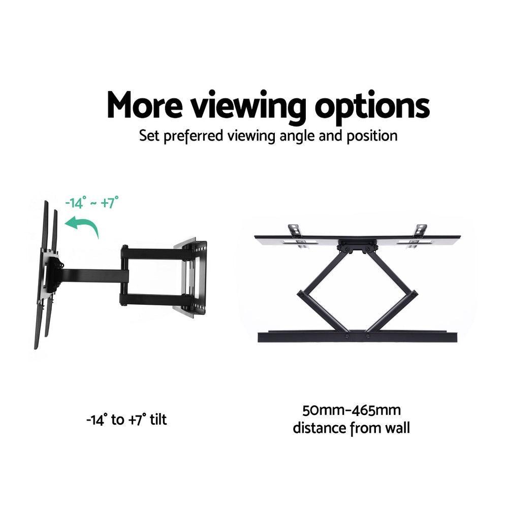 Artiss TV Wall Mount Bracket Tilt Swivel Full Motion Flat LED LCD 32 42 50 55 60 65 70 inch - John Cootes