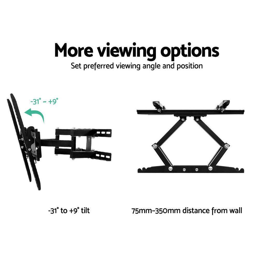 Artiss TV Wall Mount Bracket Tilt Swivel Full Motion Flat Slim LED LCD 23 32 42 50 55 inch - John Cootes