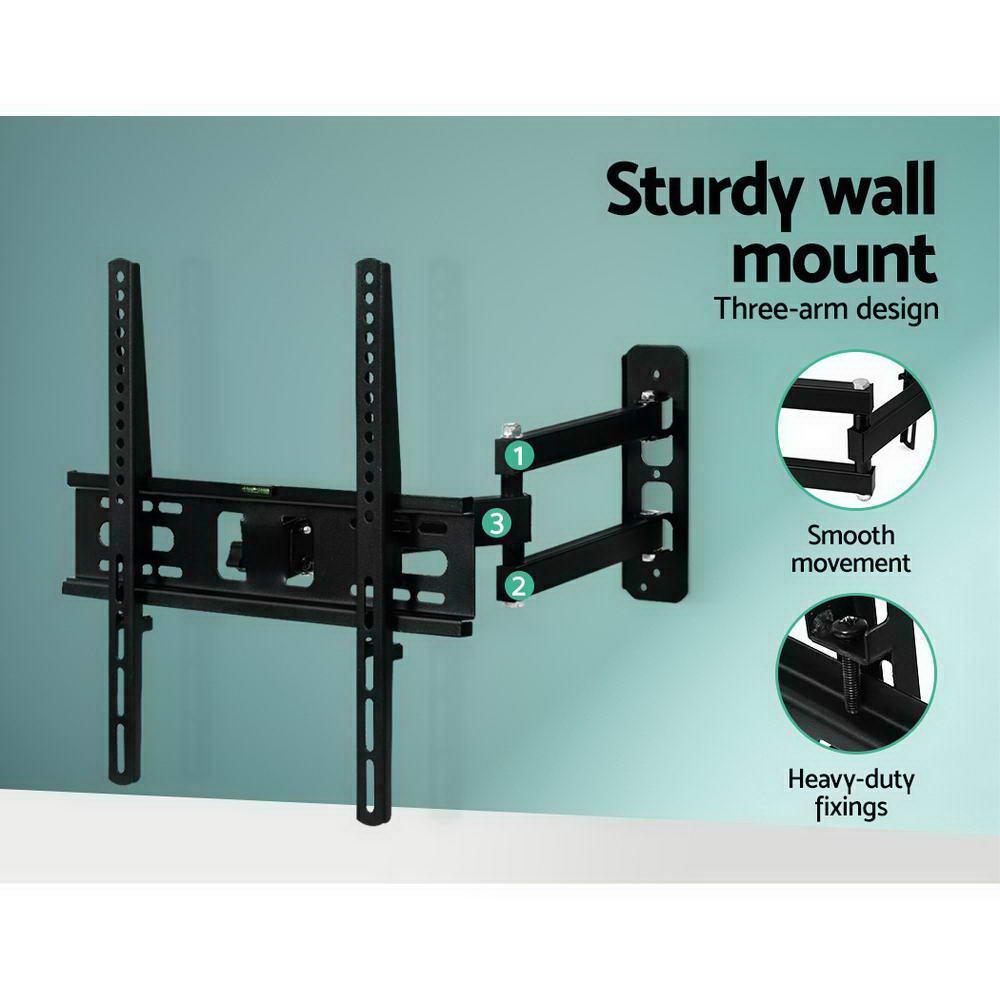 Artiss TV Wall Mount Bracket Tilt Swivel Full Motion Flat Slim LED LCD 23 inch to 55 inch - John Cootes