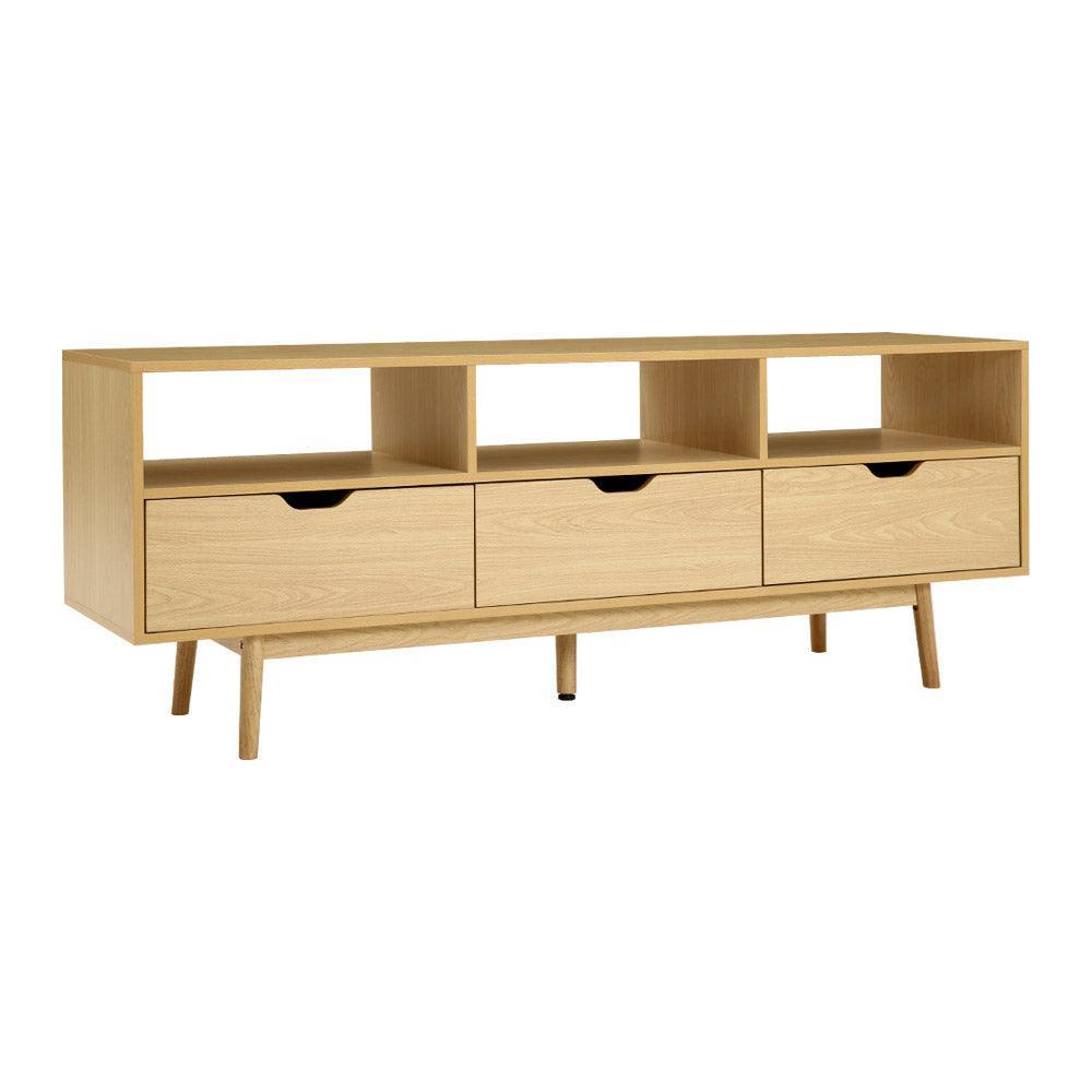 Artiss Wooden Scandinavian Entertainment Unit - Natural - John Cootes