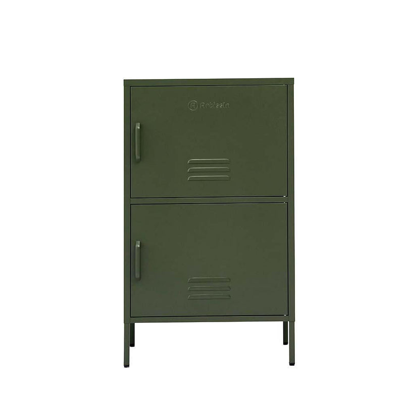 ArtissIn Base Metal Locker Storage Shelf Organizer Cabinet Buffet Sideboard Green - John Cootes