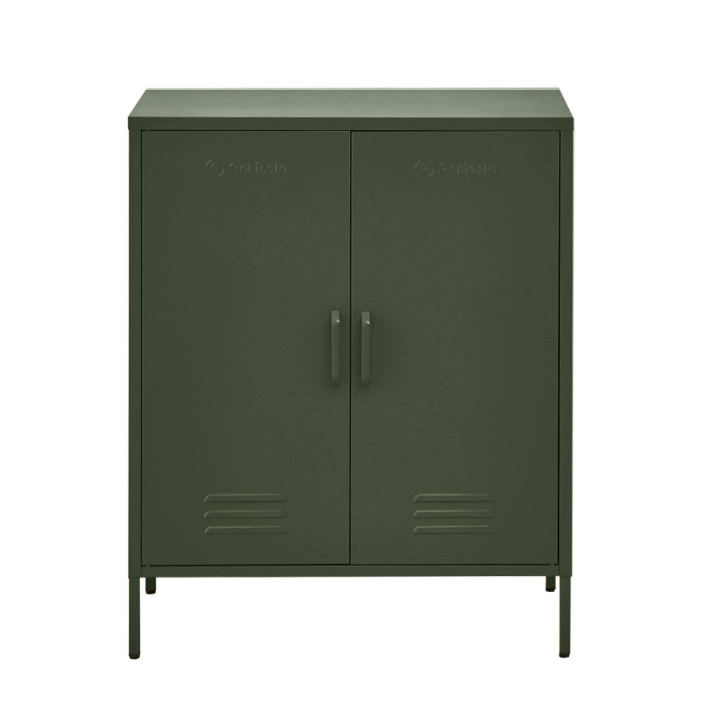 ArtissIn Buffet Sideboard Locker Metal Storage Cabinet - SWEETHEART Green - John Cootes