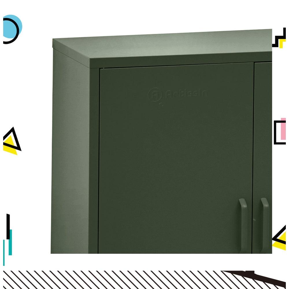 ArtissIn Buffet Sideboard Locker Metal Storage Cabinet - SWEETHEART Green - John Cootes