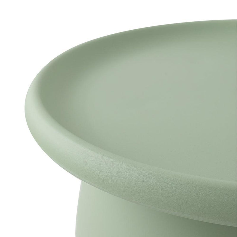 ArtissIn Coffee Table Mushroom Nordic Round Large Side Table 70CM Green - John Cootes